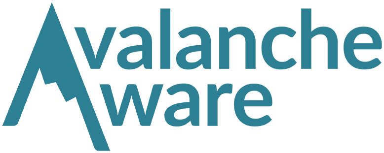 AIARE Avalanche Aware logo in teal