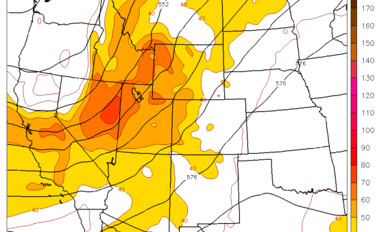 The CAIC runs the WRF weather model across Colorado.