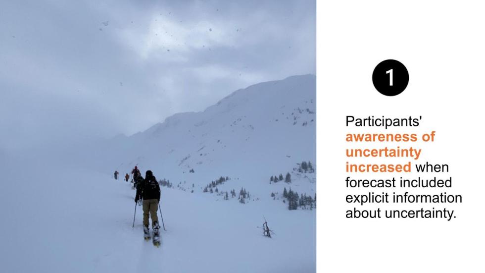 Slide showing skier on snow